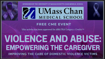 Violence and Abuse: Empowering the Caregiver Banner
